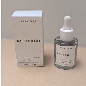 Herbivore Bakuchiol Retinol Alternative Smoothing Serum Skincare Anti-Aging Glow